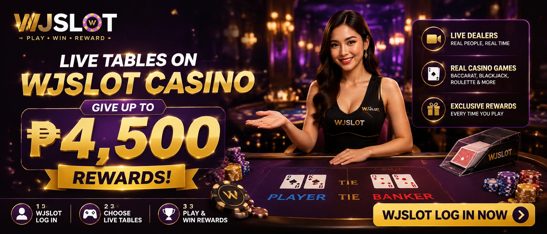 Live casino room preview showing table families