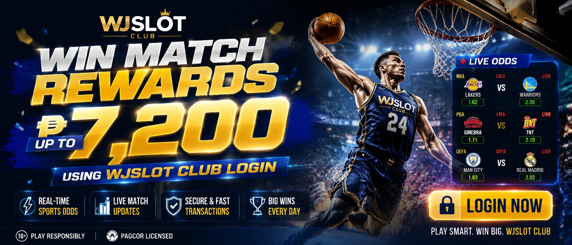 Basketball and football betting interface
